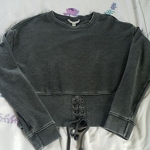 American eagle cropped sweatshirt